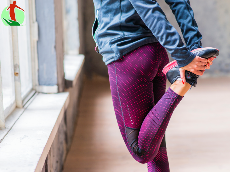 کشش عضلات جلوی ران (Quadriceps Stretch)